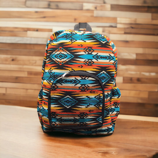 Native Style Red and Yellow Backpack