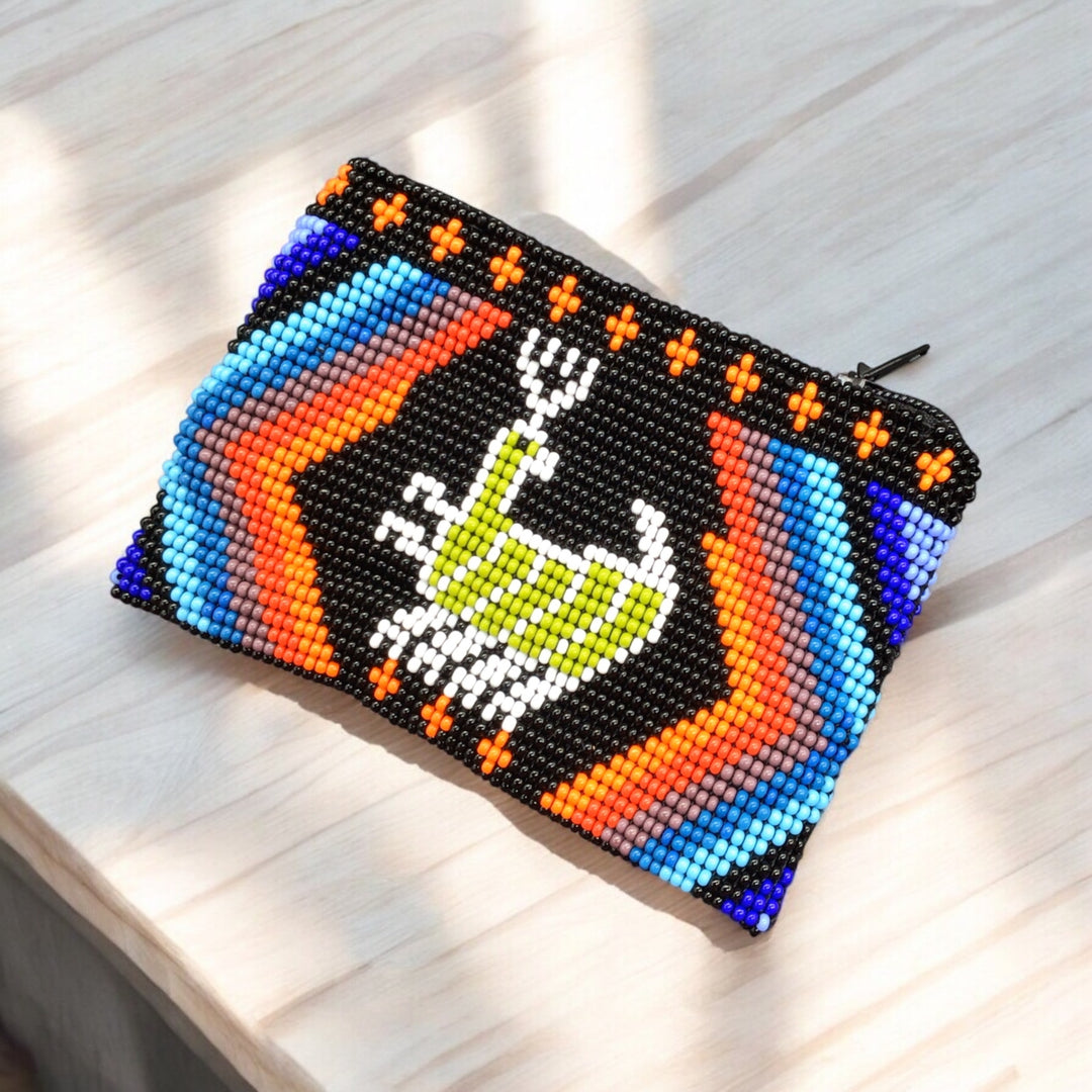 OLDTRIBES™ Moose Beaded coin purse