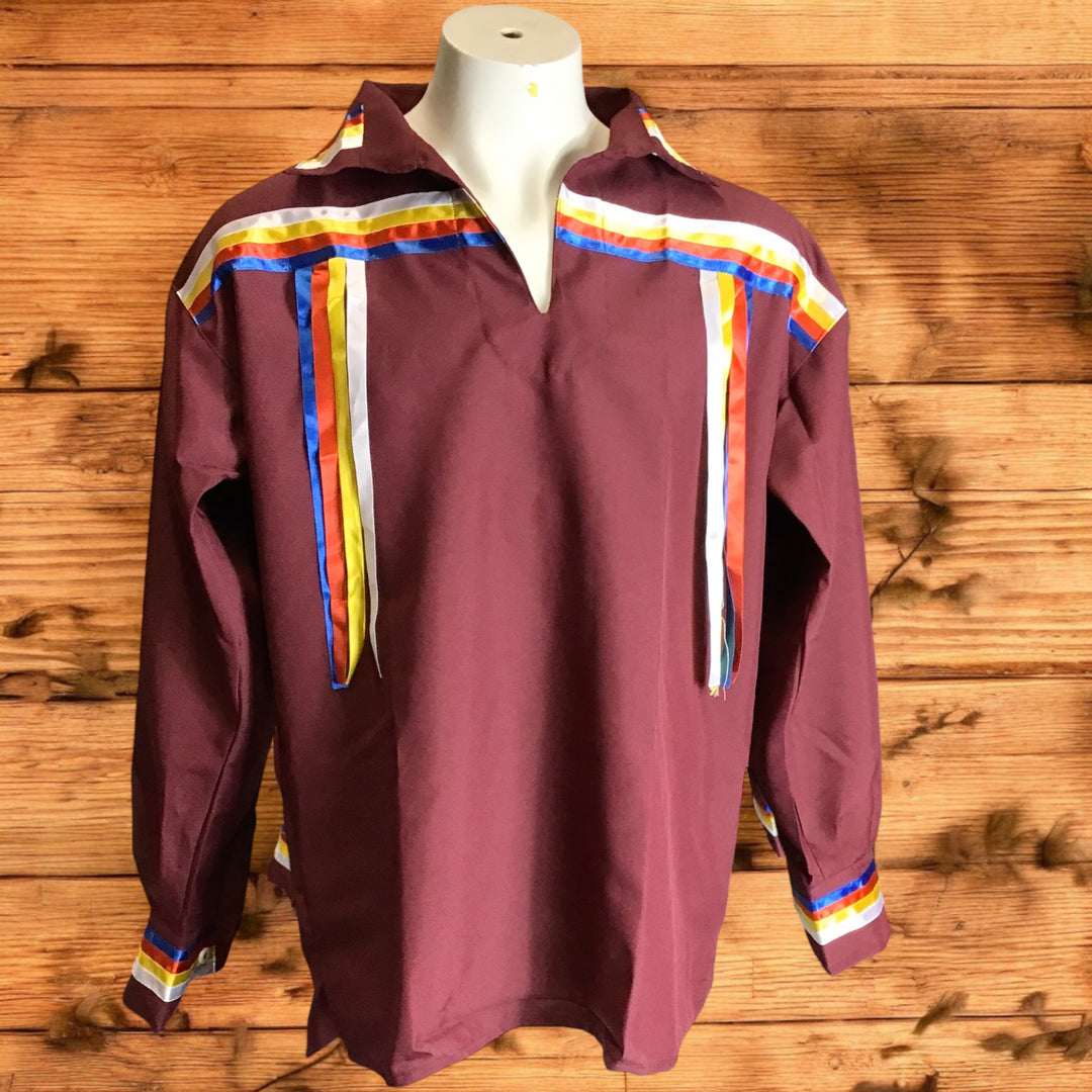 Maroon Ribbon Shirt