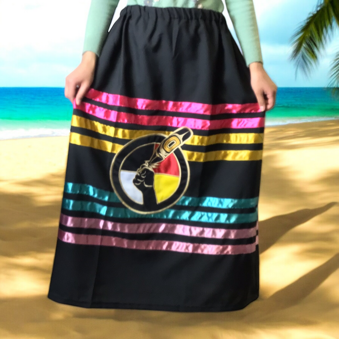 OLDTRIBES™ Wisdom Wheel Ribbon Skirt