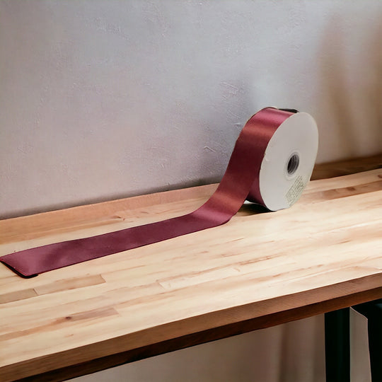 30 Meter Maroon Ribbon roll