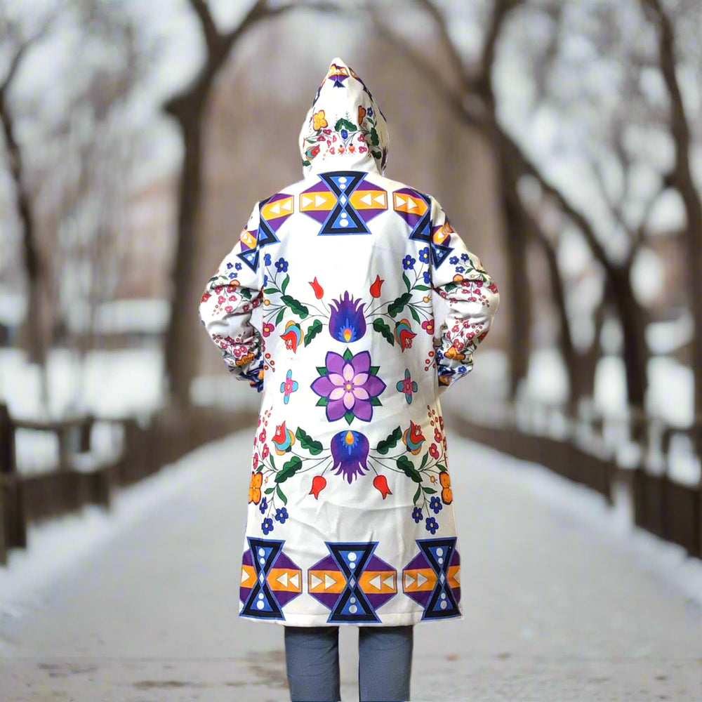 OLDTRIBES™  Artic Flowers Long Coat