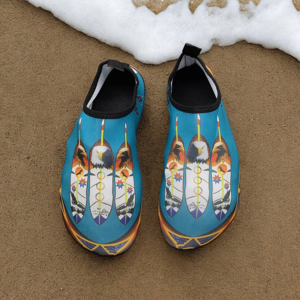 OLDTRIBES™ EAGLE Flight Aqua Shoes