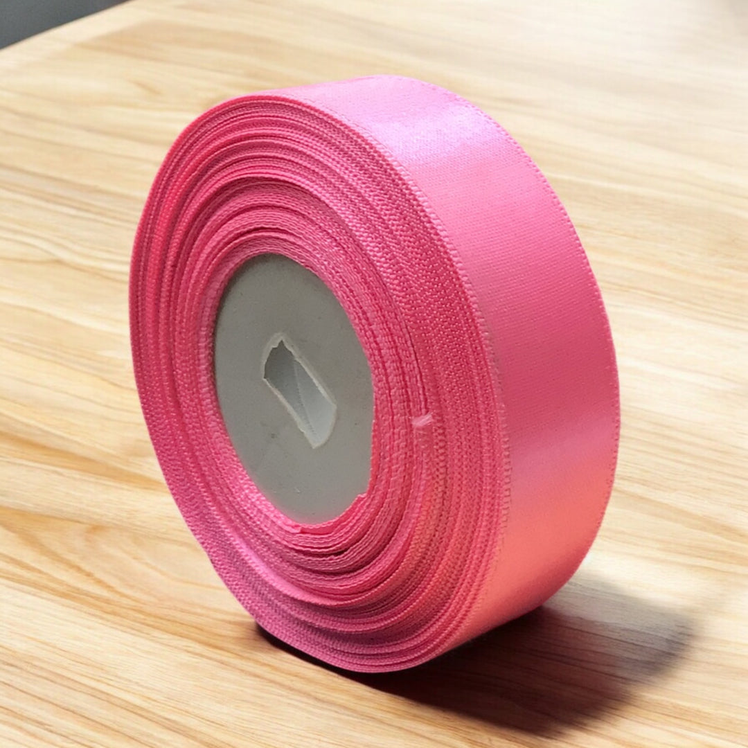 30 Meter Double Face Pink Ribbon Roll