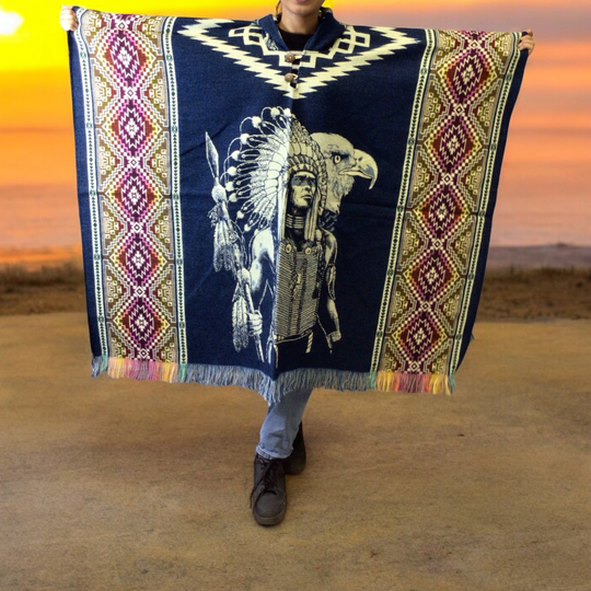 Blue Eagle Poncho