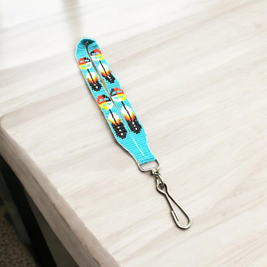 Turquoise Native American Style Wrist Lanyard