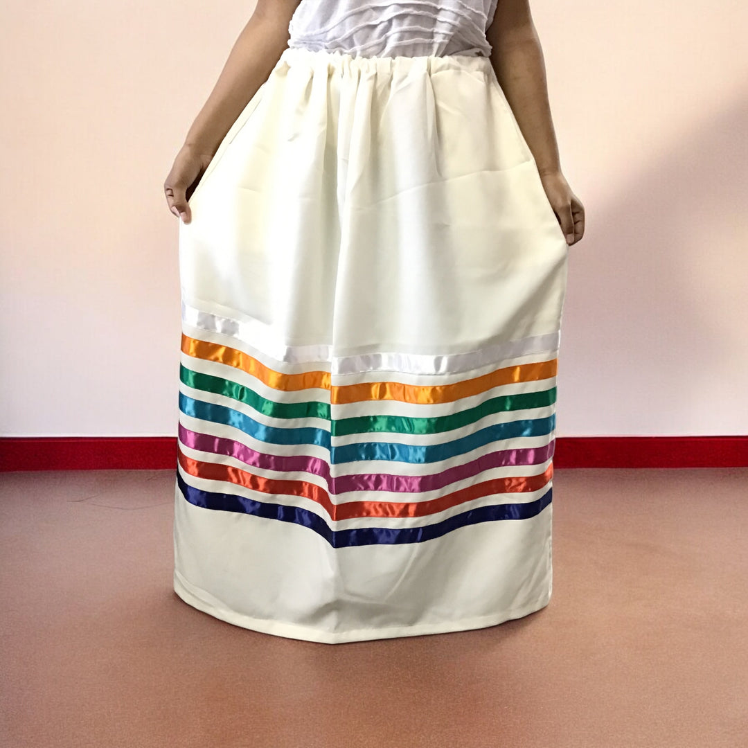 OLDTRIBES™ Simple Grace Ribbon Skirt