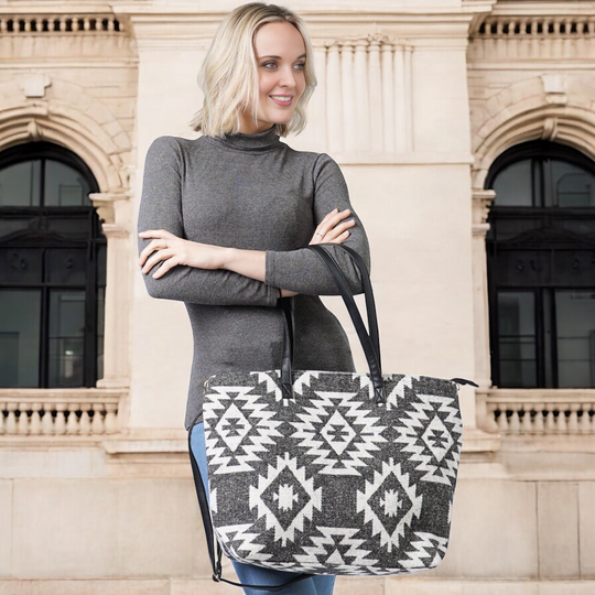 Black and white Tote Bag