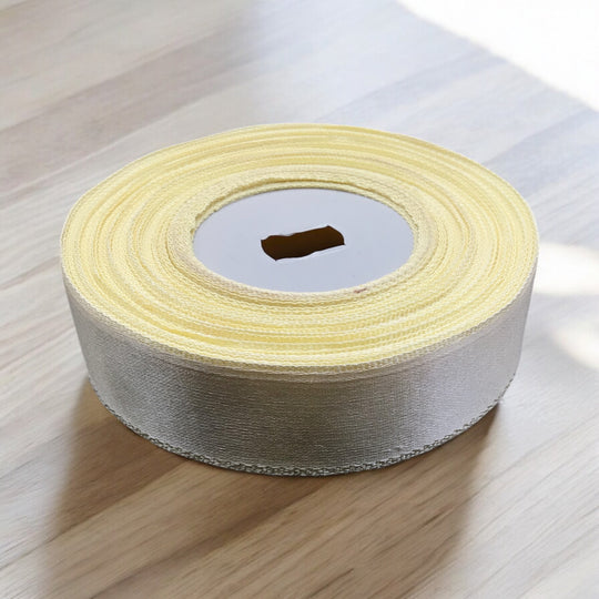 30 Meter Double Face Beige Ribbon Roll