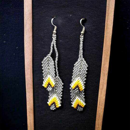 OldTribes™ Silver Feather Earrings