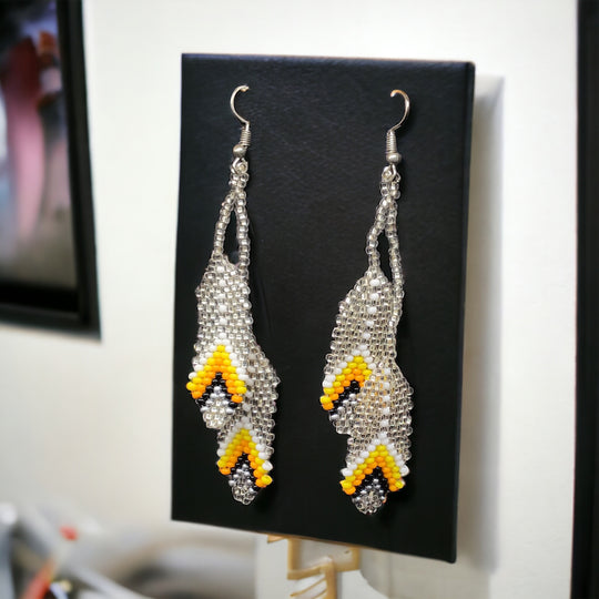 OldTribes™ Silver Feather Earrings