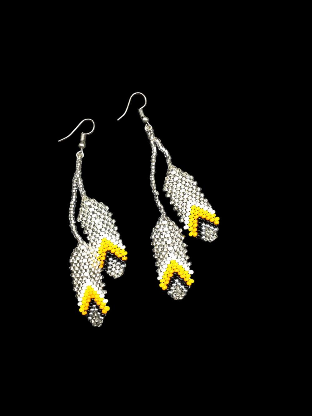 OldTribes™ Silver Feather Earrings