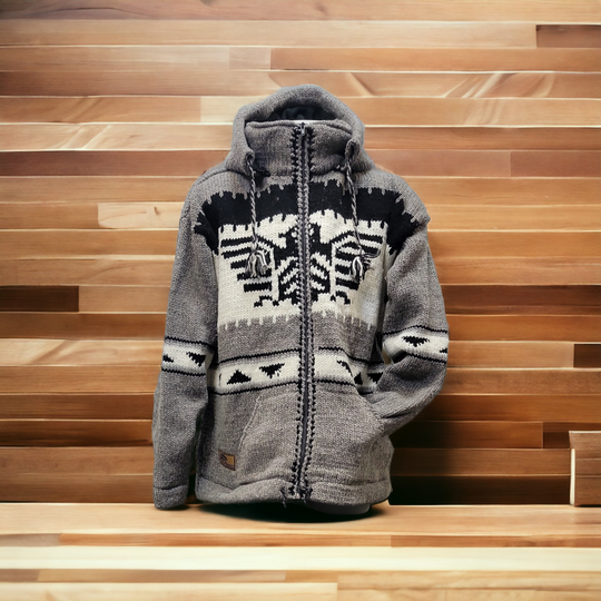 OLDTRIBES™ Celestial Eagle Wool Jacket