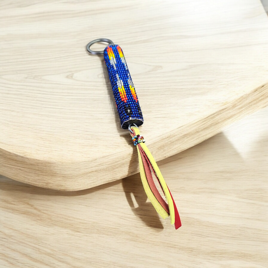 OLDTRIBES™ Bead Keychain bue 2