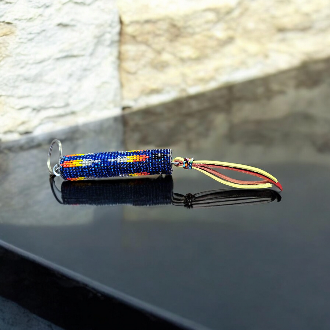 OLDTRIBES™ Bead Keychain bue 2