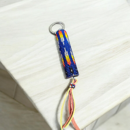 OLDTRIBES™ Bead Keychain bue 2