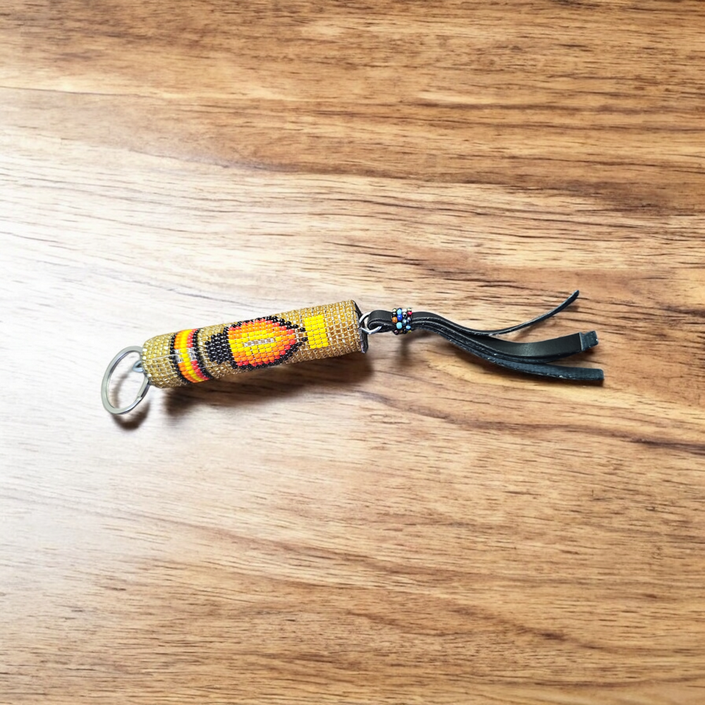 OLDTRIBES™ Beaded yellow Keychain