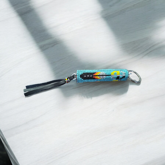 OLDTRIBES™ Beaded Turquoise Keychain