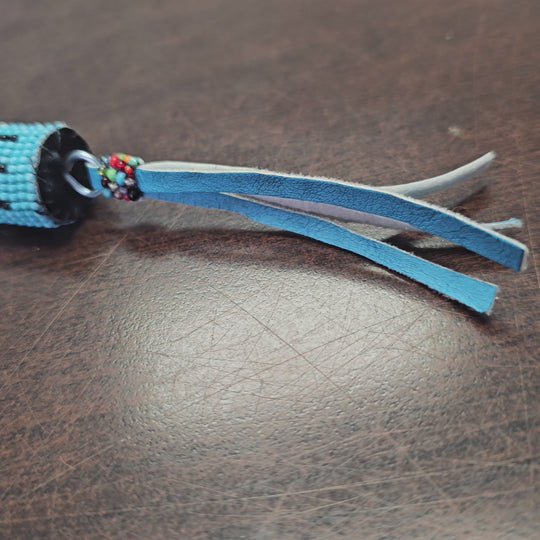 OLDTRIBES™ Beaded Turquoise  2 Keychain