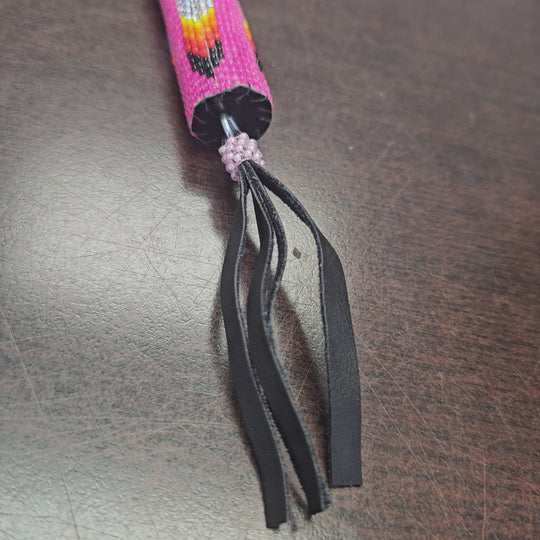 OLDTRIBES™ Beaded pink Keychain