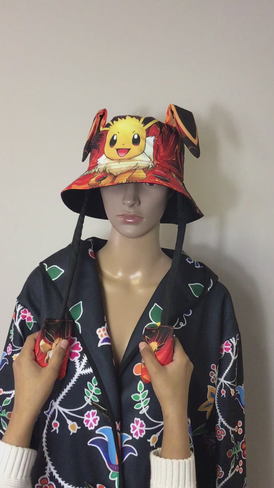 Pokemon Kids Bucket Hat with Moving Ears