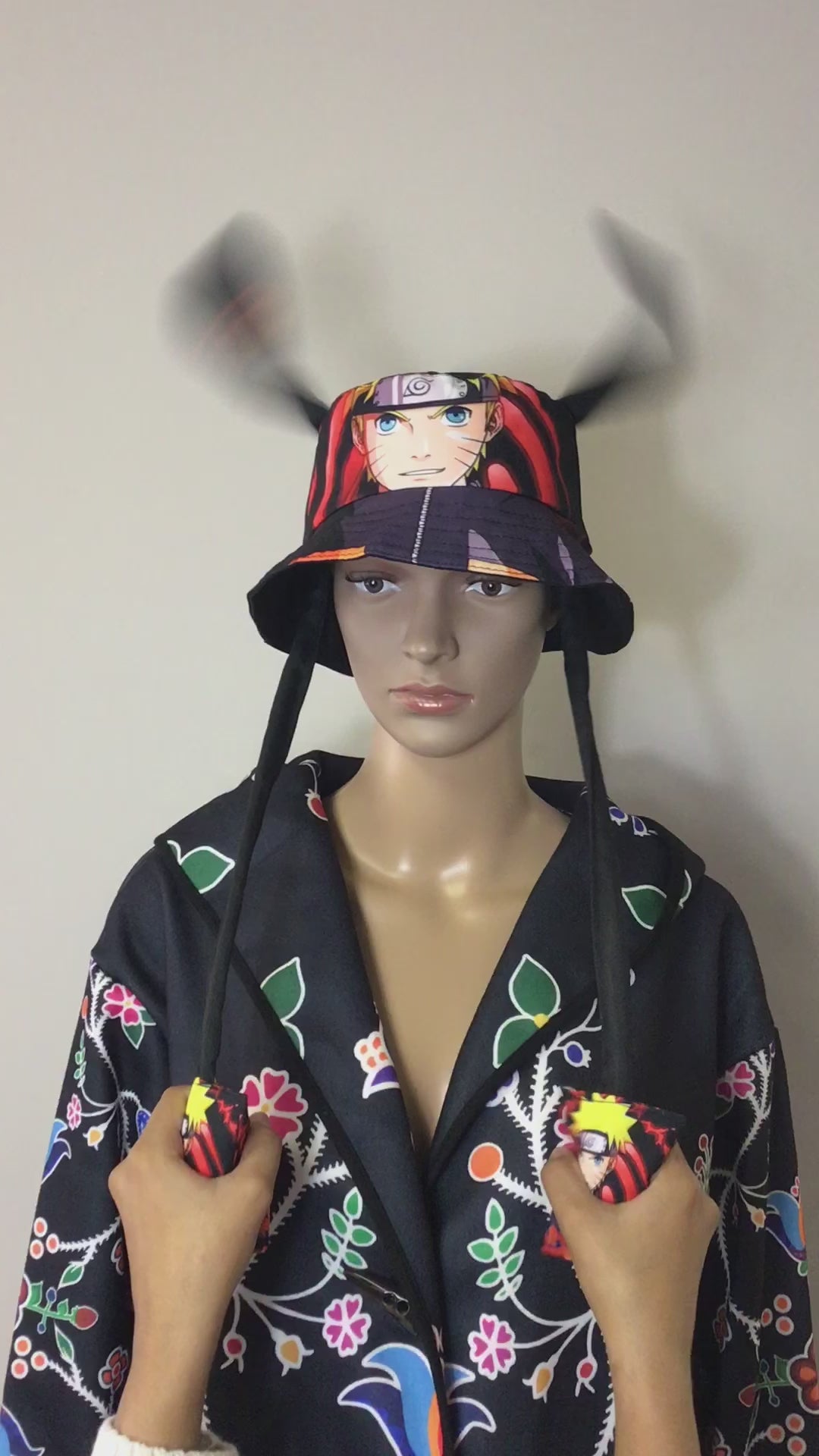 Naruto Kids Bucket Hat with Moving Ears