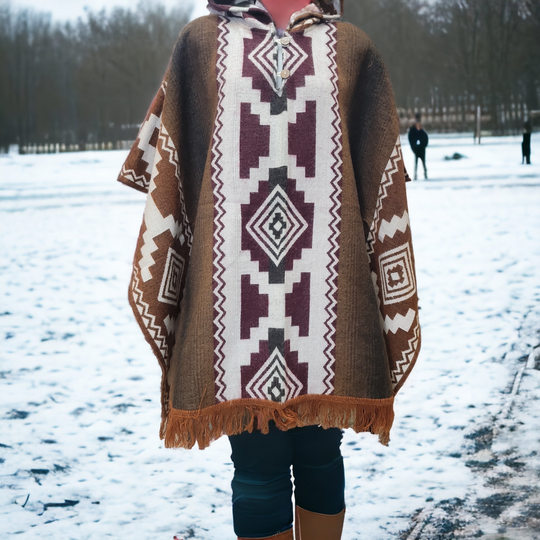 Aucaman - HandMade Wool Poncho