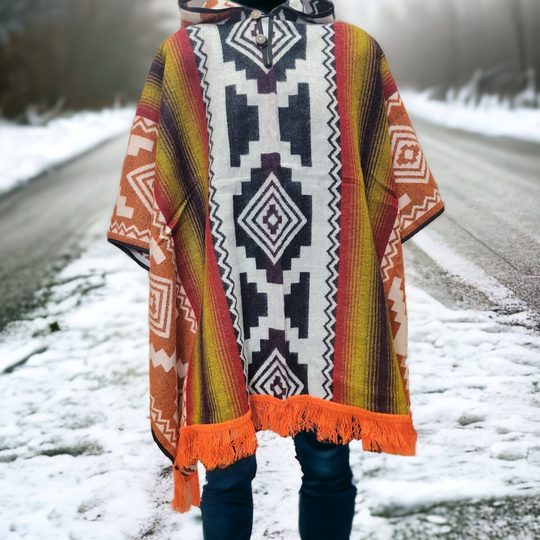 Aucaman - HandMade Wool Poncho