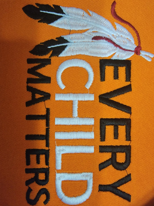 Every Child Matters embroidery shirt