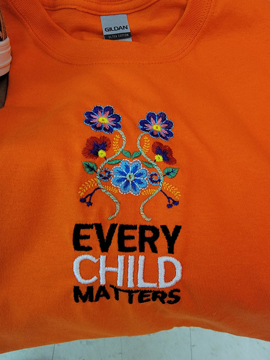 Every Child Matters embroidery shirt