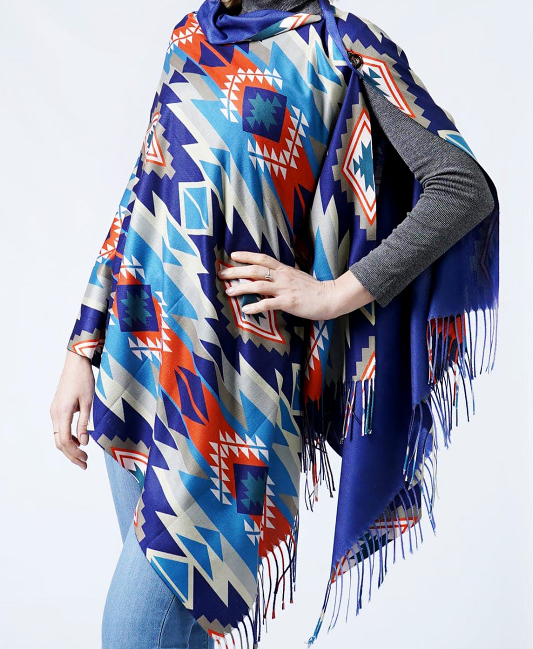 Scarf Shawl (blue)